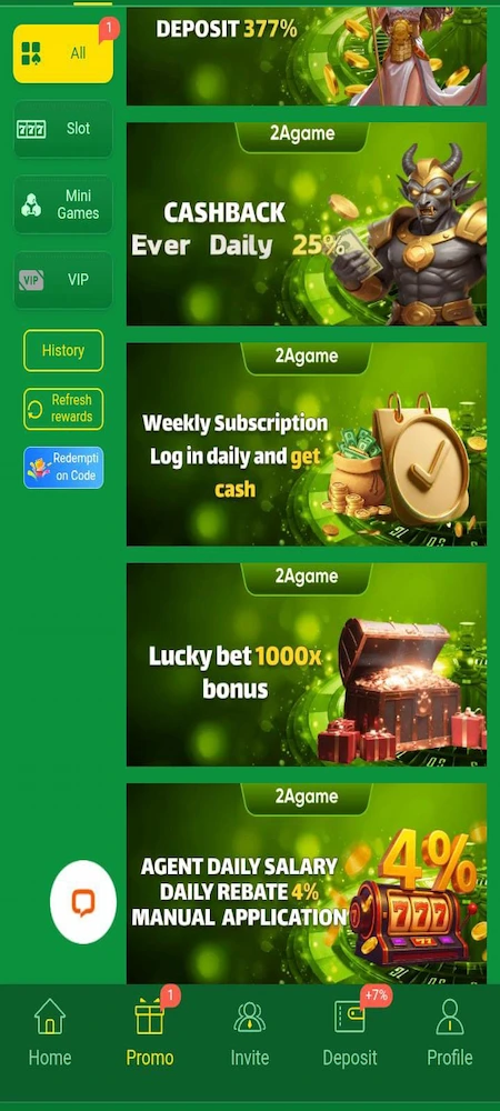 2A-Game-Cash & Bonus