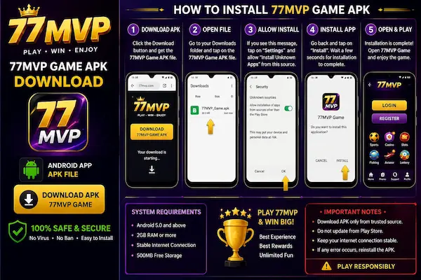 77MVP Game APK download and installation guide