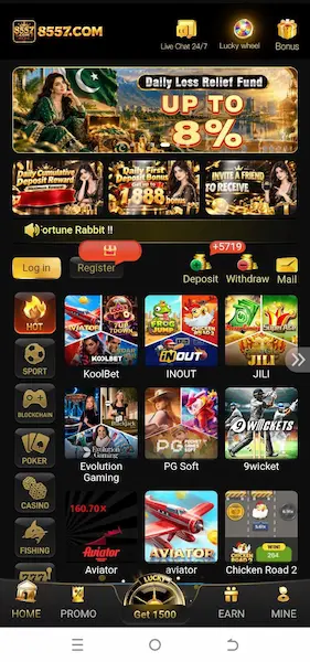 8557 Game interface