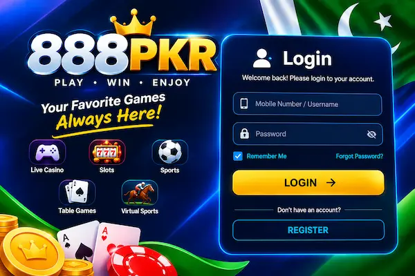 888PKR account login guide