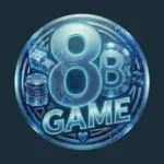 8B Game metallic 3D logo icon