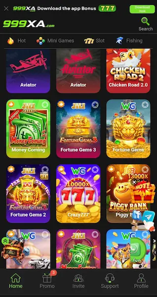 999xa game APK