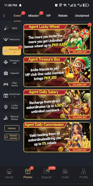 Goldsbet Game Interface