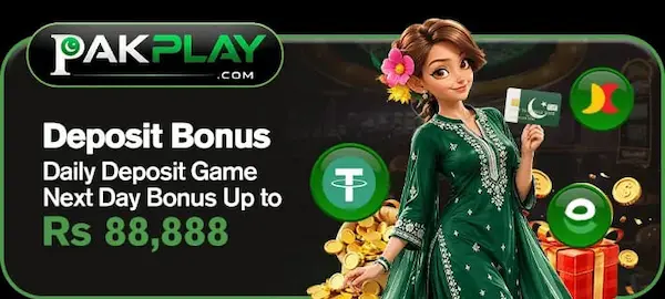 PAKPLAY Game Deposit & Get 200 Reward