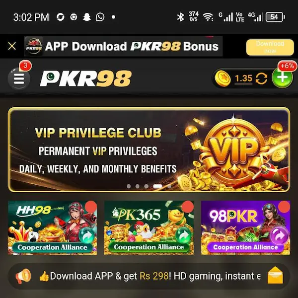 PKR96 Game APK Welcome Bonus and Promotional Rewards