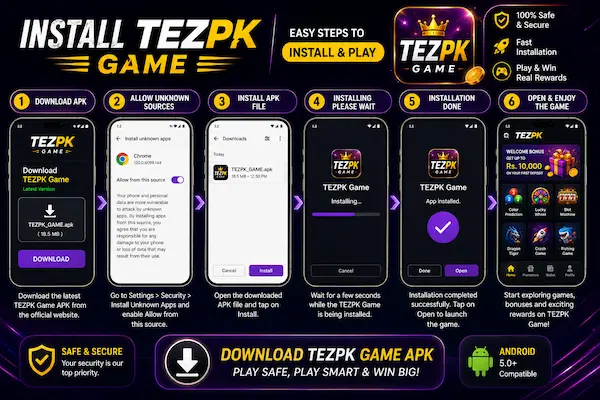 How to Install TEZPK Game APK on Android
