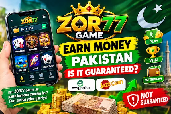 ZOR77-Game Earning money get 2000  Rs bonus